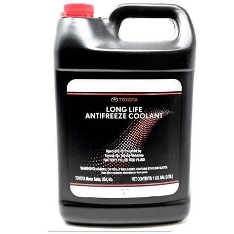 toyota antifreeze coolant|Genuine Toyota Red Coolant Antifreeze 5 L Pre Mixed